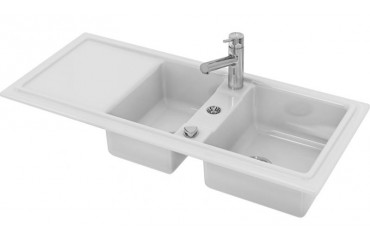 Évier FOCUS 2 Bacs avec Égouttoir