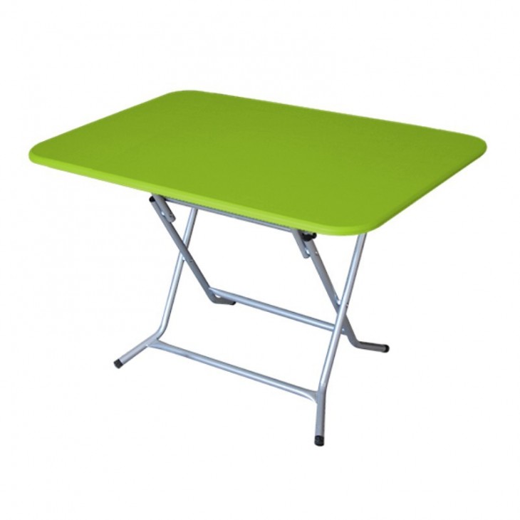 TABLE RECTANGULAIRE PLIANTE PVC  PEINT