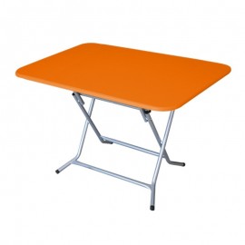 TABLE RECTANGULAIRE PLIANTE PVC  PEINT