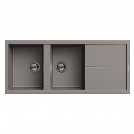 EVIER GRANIT FILO 116A GREGE 2 BACS FOCUS LINE