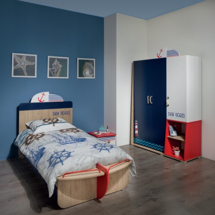 CHAMBRE ENFANT MARIN PENDERIE 3 PORTES