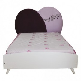 CHAMBRE ENFANT VIOLETTE PENDERIE 3 PORTES