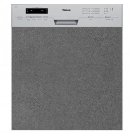 LAVE VAISSELLE SEMI ENCASTRABLE INOX 12 COUVERTS FOCUS