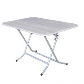 TABLE RECTANGULAIRE PLIANTE PVC  PEINT