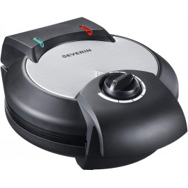 GAUFRIER SEVERIN 1300W INOX & NOIR REVÊTEMENT ANTI-ADHÉSIF SEVERIN