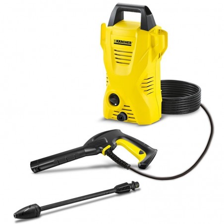 NETTOYEUR HAUTE PRESSION KARCHER K2 BASIC A FIL 1400W NOIR & JAUNE