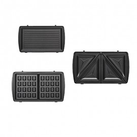 APPAREIL DE CUISSON 3 EN 1 CROQUE/GAUFRE/GRILL NOIR KENWOOD