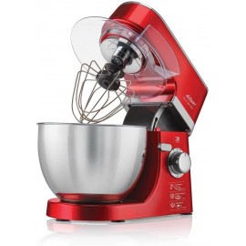 ROBOT PÉTRIN 1000W INOX & ROUGE ARZUM